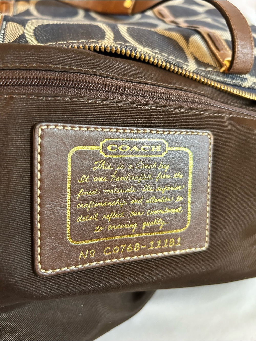 Coach Denim Tote - Picture 12 of 12